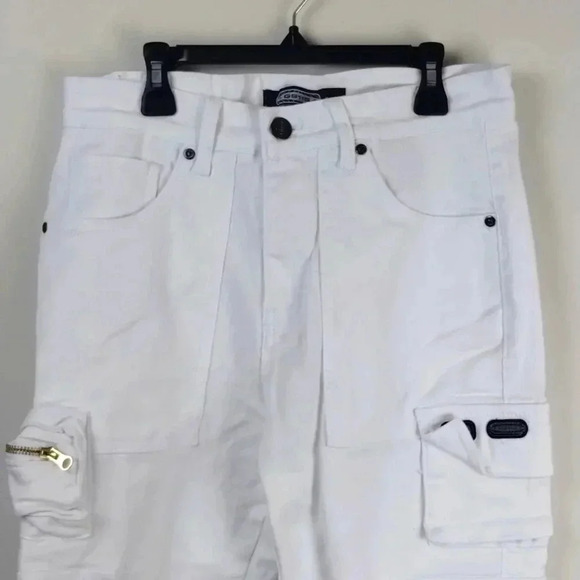 White Jeans Men Hyper Force Denim Straight Boys Waist Size 30/30 - Picture 1 of 4